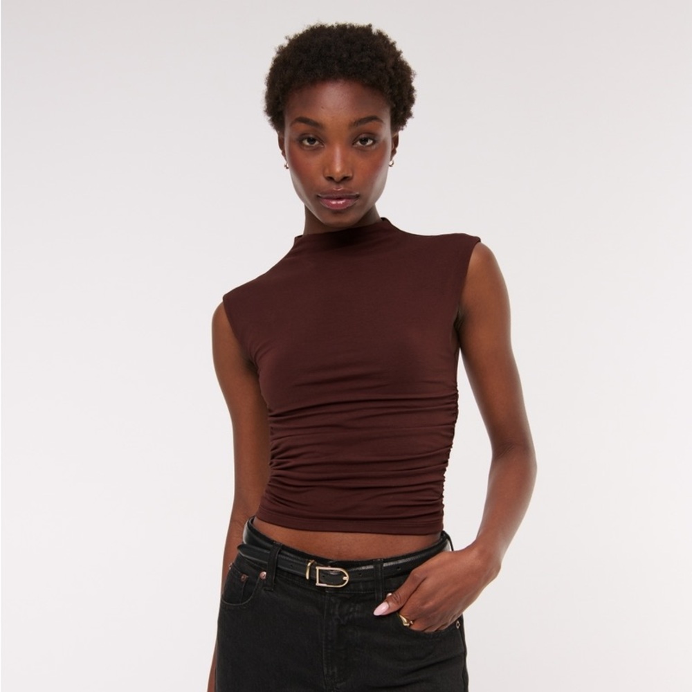 Madewell High Neck Tank Top